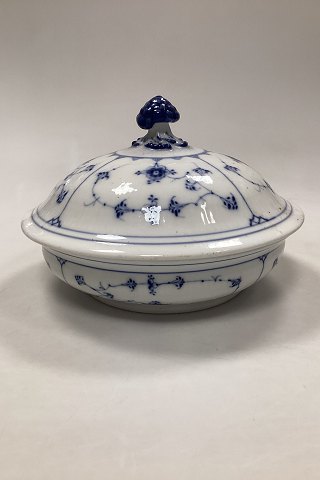 Royal Copenhagen Antique Blue Fluted Plain Round Lidded Bowl