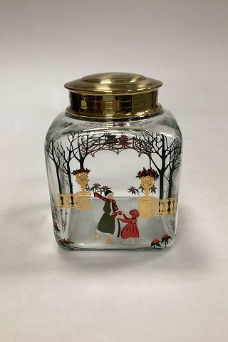 Holmegaard Christmas Cookie Jar 1997