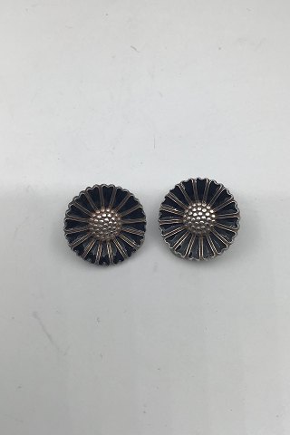 Bernhard Hertz Sterling Silver Marguerit (Daisy) Ear Clips