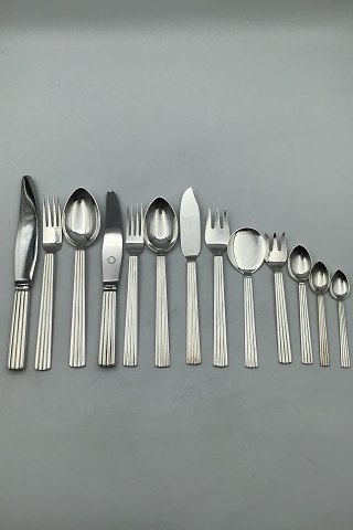 Georg Jensen Sterling Silver Bernadotte Set for 12 people (156 pcs)