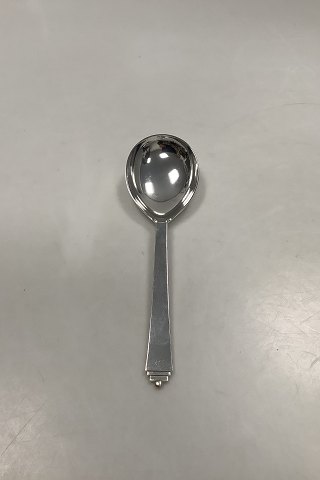 Georg Jensen Pyramid EPNS Silverplated Serving Spoon