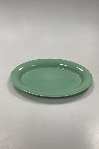 Royal Copenhagen Ursula Oval Plate in Light Green No 621