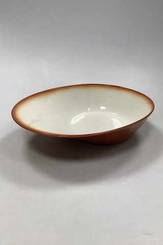 Royal Copenhagen Ursula Large Serving Bowl Ochre No 578