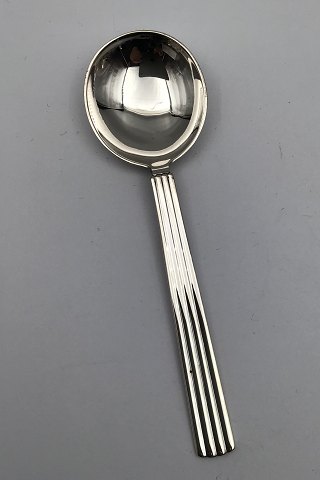 Georg Jensen Sterling Silver Bernadotte Soup Spoon, round, small  No. 52