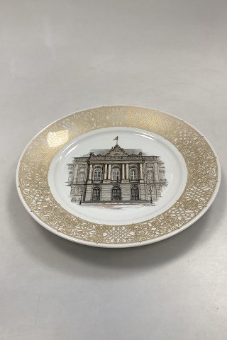 Royal Copenhagen Plate Portraits of Old Copenhagen Amalienborg Castle No 11