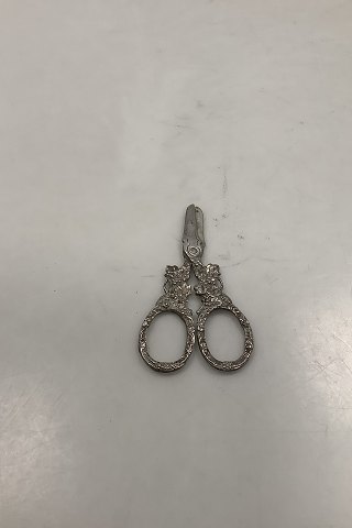 Ornamental Silver Grape Scissors