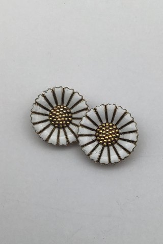 Volmer Bahner Sterling Silver Marguerit (Daisy) Earrings (Clips)