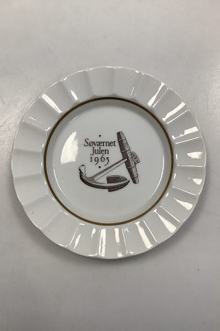 Royal Copenhagen Aluminia Søværnets Juleplatte 1965