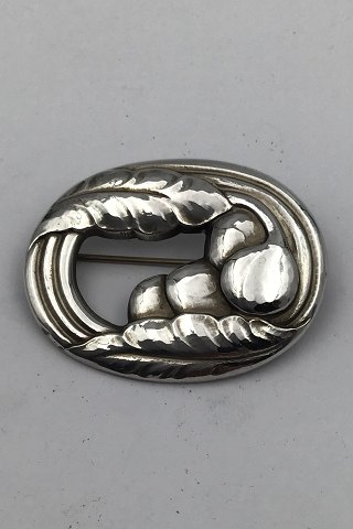 Georg Jensen & Wendel Sterling Silver Brooch No. 18