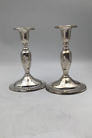 Danish Silver Candlesticks (2)