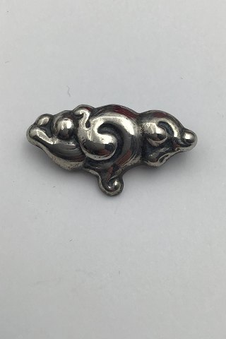 Danish Silver Art Noveau Brooch