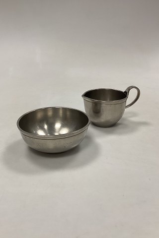 Just Andersen Pewter Creamer and Sugar Bowl No. 2476