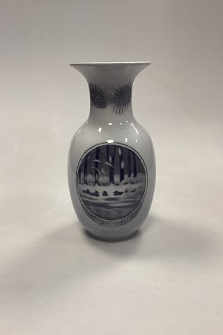 Royal Copenhagen Art Nouveau Vase No. 186 - Christmas 1925