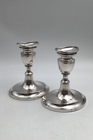 Svend Toxværd Silver Candlesticks (2)