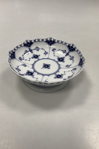 Royal Copenhagen Blue fluted Full Lace Footed Bowl No. 1023