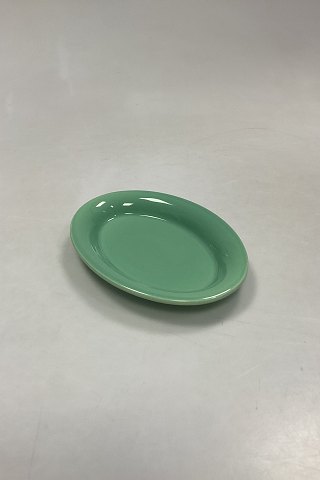 Royal Copenhagen Ursula Oval Plate in Light Green No. 073