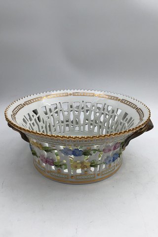 Royal Copenhagen Flora Danica Round Fruit Bowl No. 429/3534 (Gooseberries)