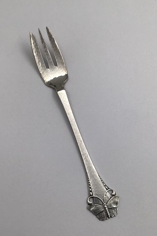 Sommerfugl (Butterfly) Silver Pastry Fork