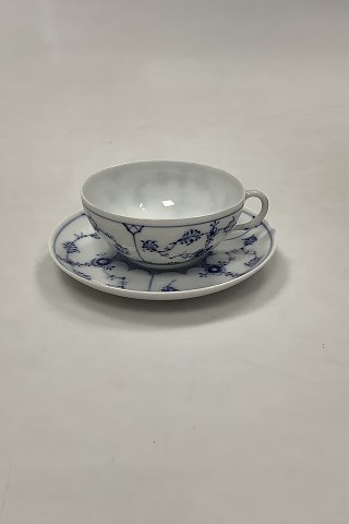 Royal Copenhagen Blue Fluted Plain Coffee Cup with saucer no. 88