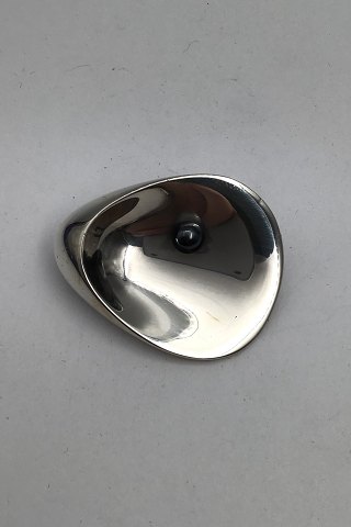 Georg Jensen Sterling Silver Brooch No. 328 Hematite