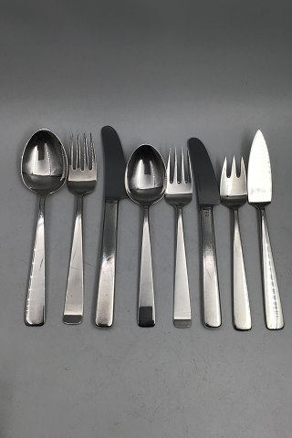 Georg Jensen Sterling Silver Margrethe Flatware Set for 8 people (64+5 Pcs)