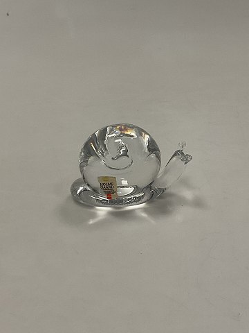 Holmegaard Glass Figurine of Snail
