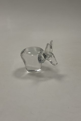 Holmegaard Glass Figurine of Donkey
