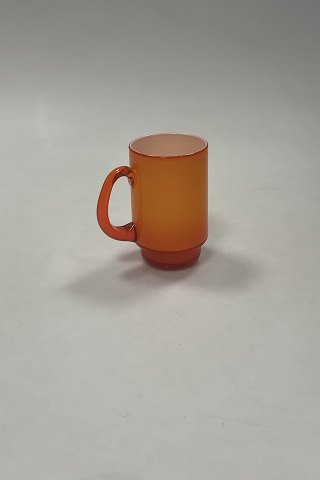 Holmegaard Palet / Carnaby Orange Glass Mug