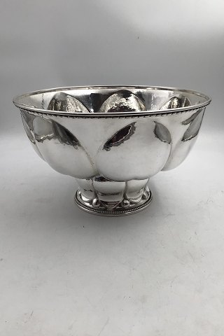 Unique Georg Jensen Silver Melon / Heart Bowl