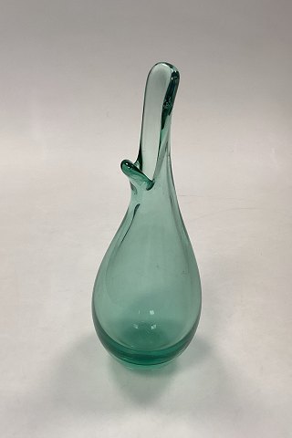 Holmegaard Duckling / Beak Vase of green glas