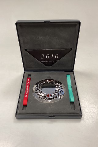 Georg Jensen Christmas Mobile 2016 - Magnolia Wreath / Palladium