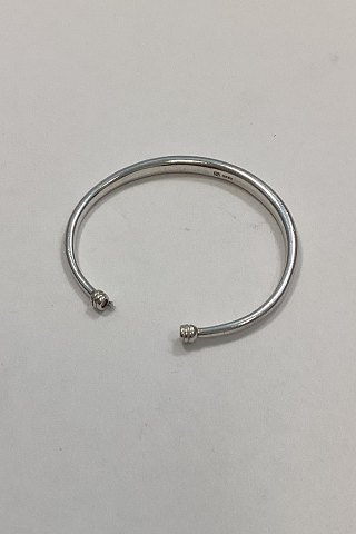Modern open Armring in Sterling Silver