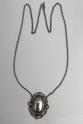 Georg Jensen Sterling Silver Pendant Necklace No. 158