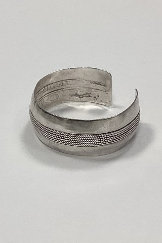 Modern open Armring in Sterling Silver No. 244