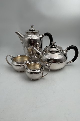 Modern Sterling Silver Tea and Coffee Set