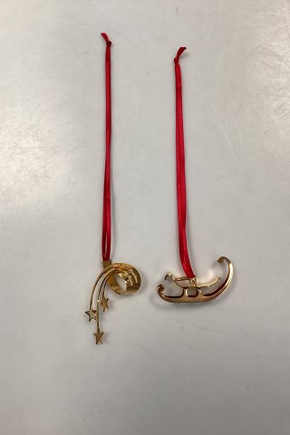 Georg Jensen Christmas Classics Ornaments 2006 - Sleigh and Shooting Star