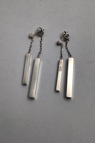 Georg Jensen Sterling Silver Earrings (Studs) No. 593C Aria