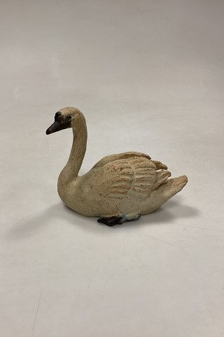 Arne Ingdam Unique Stoneware Figurine of Swan