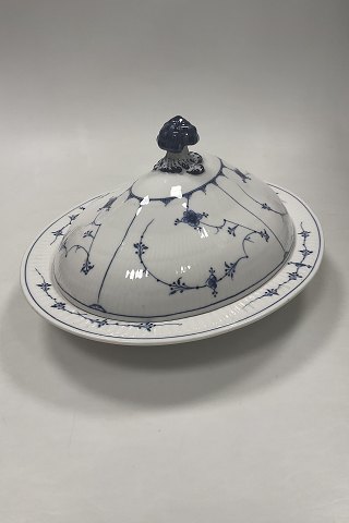 Large Royal Copenhagen Blue Fluted Plain Lidded bowl tureen Anitque