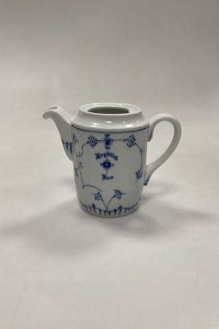 Bing and Grøndahl Blue Fluted Hotel with Logo Coffee Pot No. 820