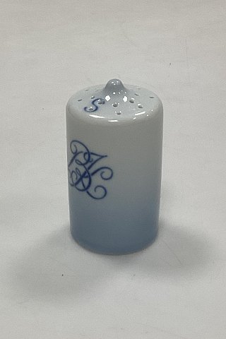 Bing and Grondahl Blue Tone Hotel with Logo Salt Shaker
