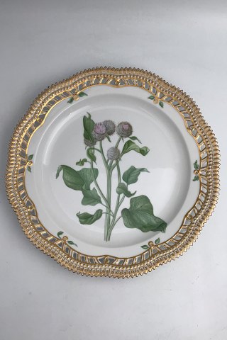Royal Copenhagen Flora Danica Plate with pierced border No. 20/3526.