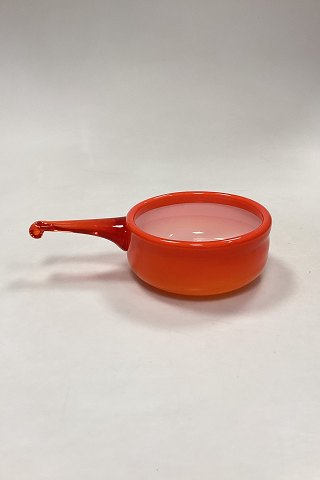 Holmegaard Orange Carnaby / Palet Bowl with handle