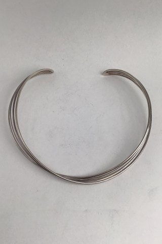 Georg Jensen Sterling Silver Neck Ring No. 555 Alliance Allan Scharff