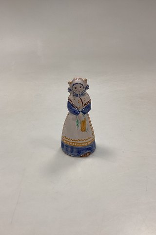 L. Hjorth Ceramic Figurine - Young Woman in Traditional Costume