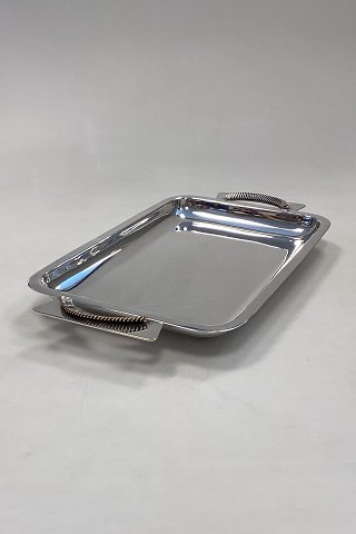 Modern Silver Plated Serving Platter