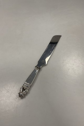 Georg Jensen Sterling Silver Acorn Bread Knife No. 197B