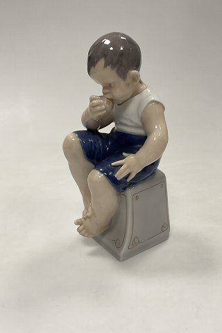 Royal Copenhagen Figurine Boy with Apple No. 1744