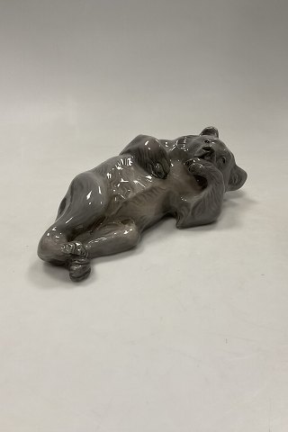 Royal Copenhagen Figurine of laying Bear No. 757