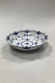 Royal Copenhagen Blue Fluted Full Lace Bowl No 1018